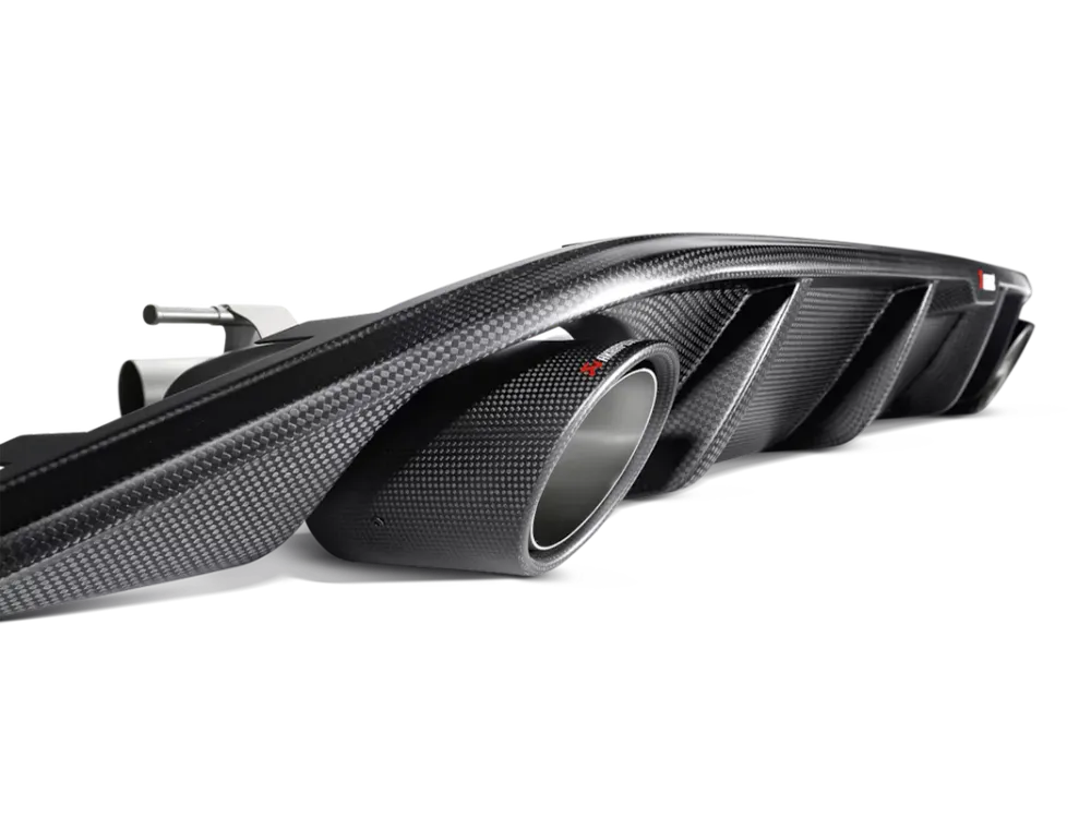 Difusor Traseiro em Fibra de Carbono Akrapovič VW Golf MK7 GTI 2.0TSI