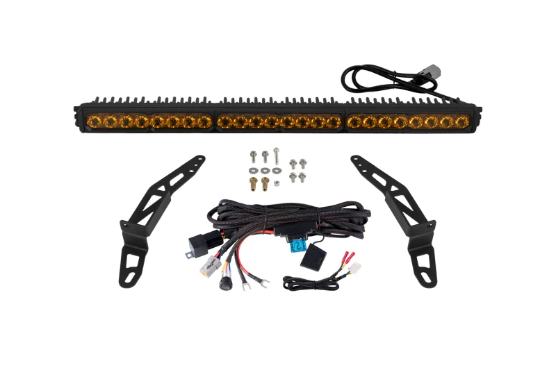 Diode Dynamics Jeep 2018 SS30 Bumper LED Kit Sport Yellow Combo