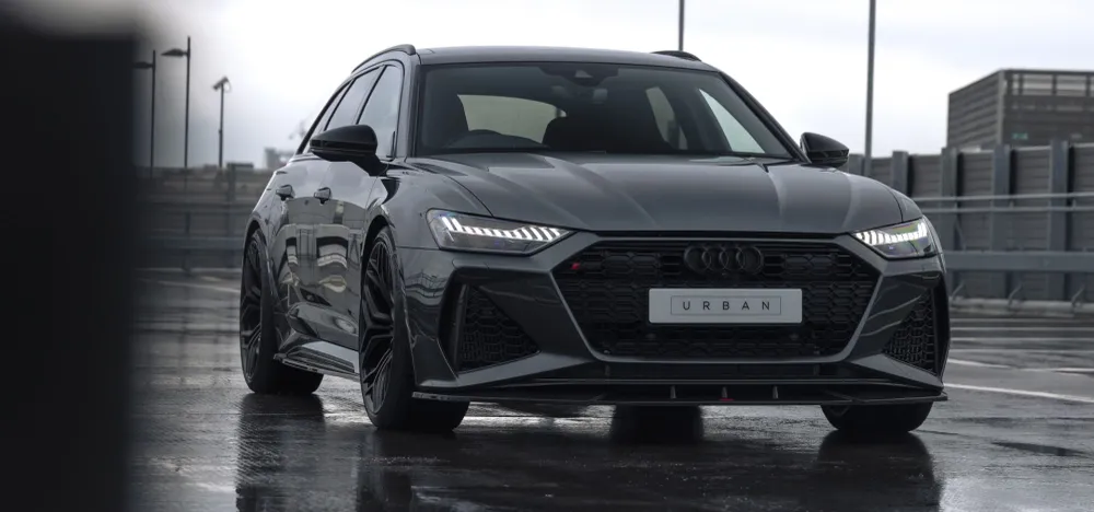 Divisor Frontal em Carbono Urban Automotive Audi RS6 C8