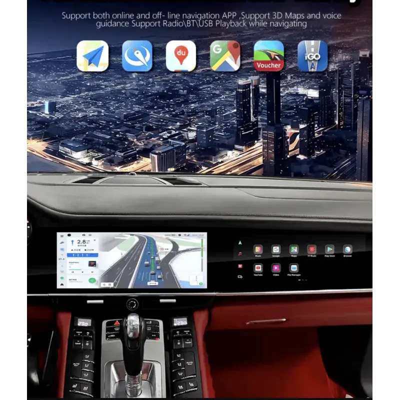 Dual Screen Android Porsche Panamera PCM3.1 CarPlay Android Auto