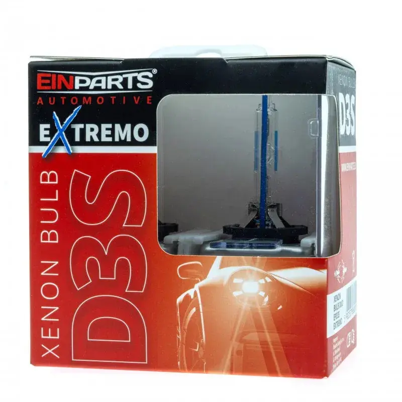 DUOPACK XENON EPD3S EXTREMO 35W 6000K – Pack 2 Lâmpadas D3S