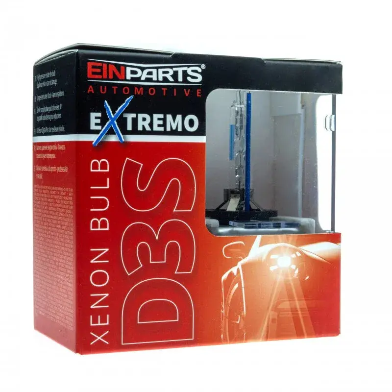 DUOPACK XENON EPD3S EXTREMO 35W 6000K – Pack 2 Lâmpadas D3S