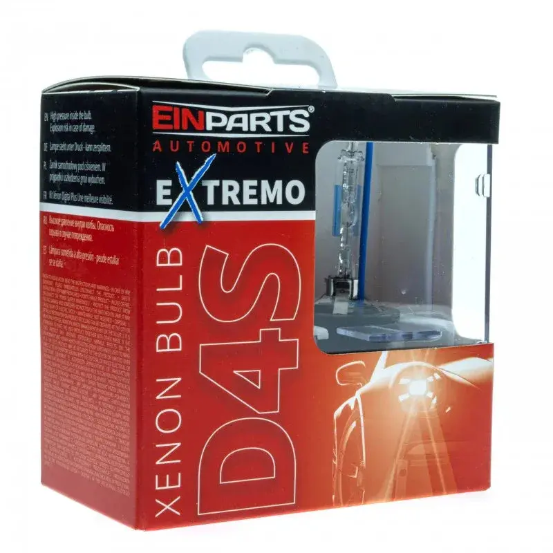 DUOPACK XENON EPD4S EXTREMO 35W 6000K – Pack 2 Lâmpadas D4S