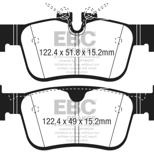 EBC 2017+ Volvo S90 2.0L Turbo Redstuff Rear Brake Pads