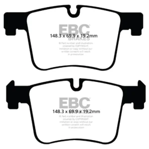 EBC 11+ BMW X3 2.0 Turbo (F25) Greenstuff Front Brake Pads