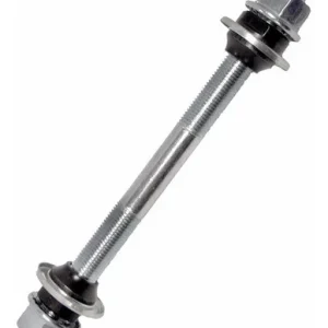 Eixo Dianteiro Completo Cromado 3/8 X 140 Mm Com Cone Fino