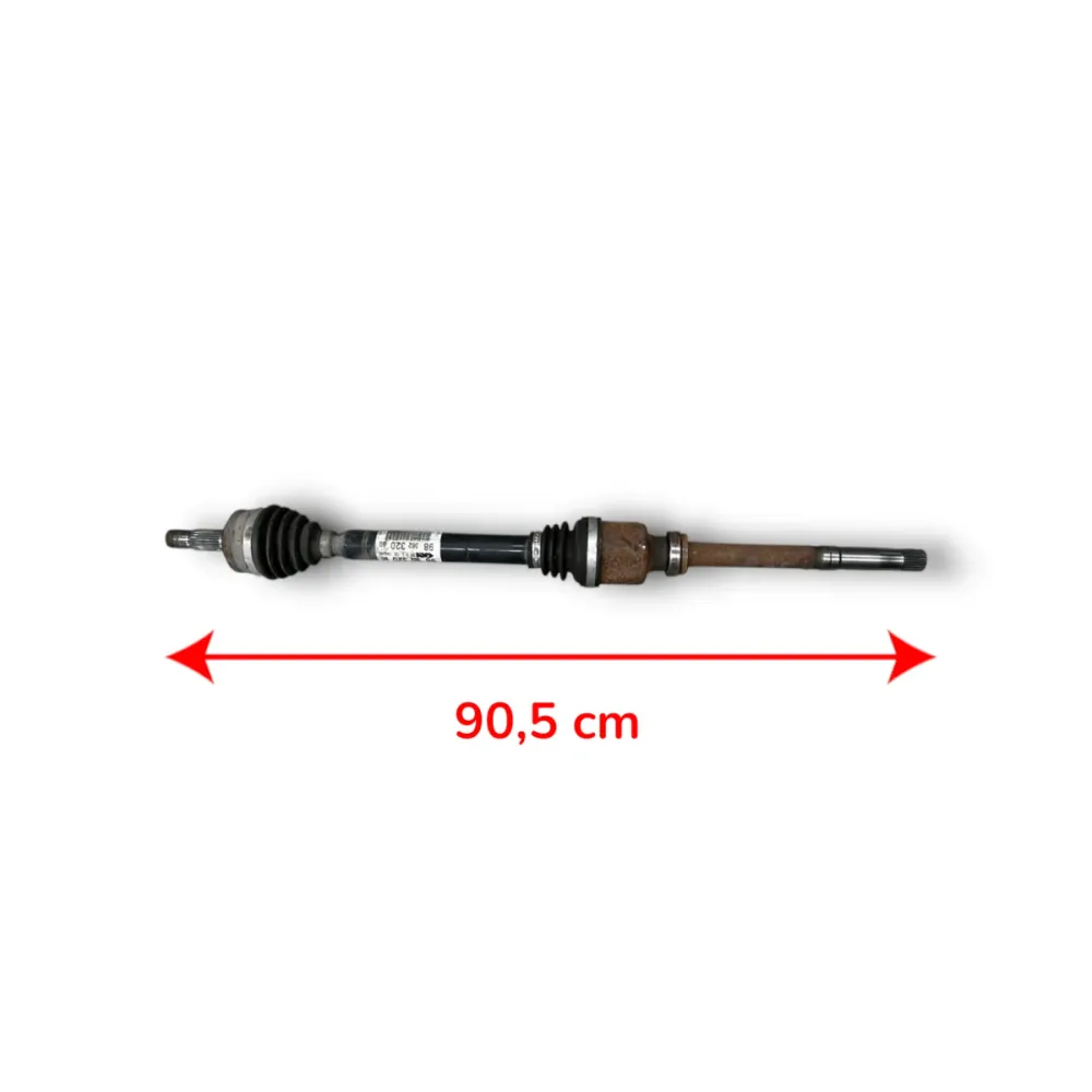 Eixo dianteiro direito Opel Corsa F 9836232080 elétrico (2019 > )