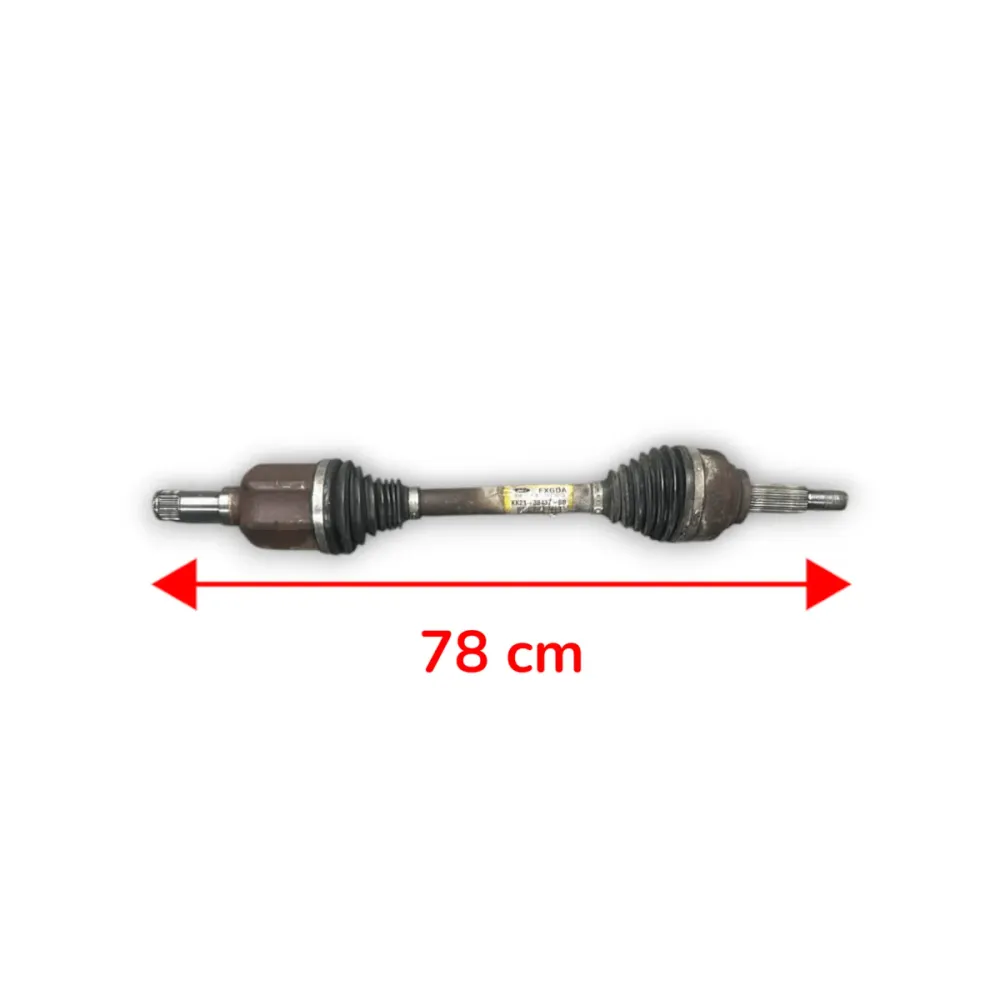 Eixo dianteiro esquerdo Ford Transit Custom kk21-3b437-bb 2.0 diesel (2012 > 2019)