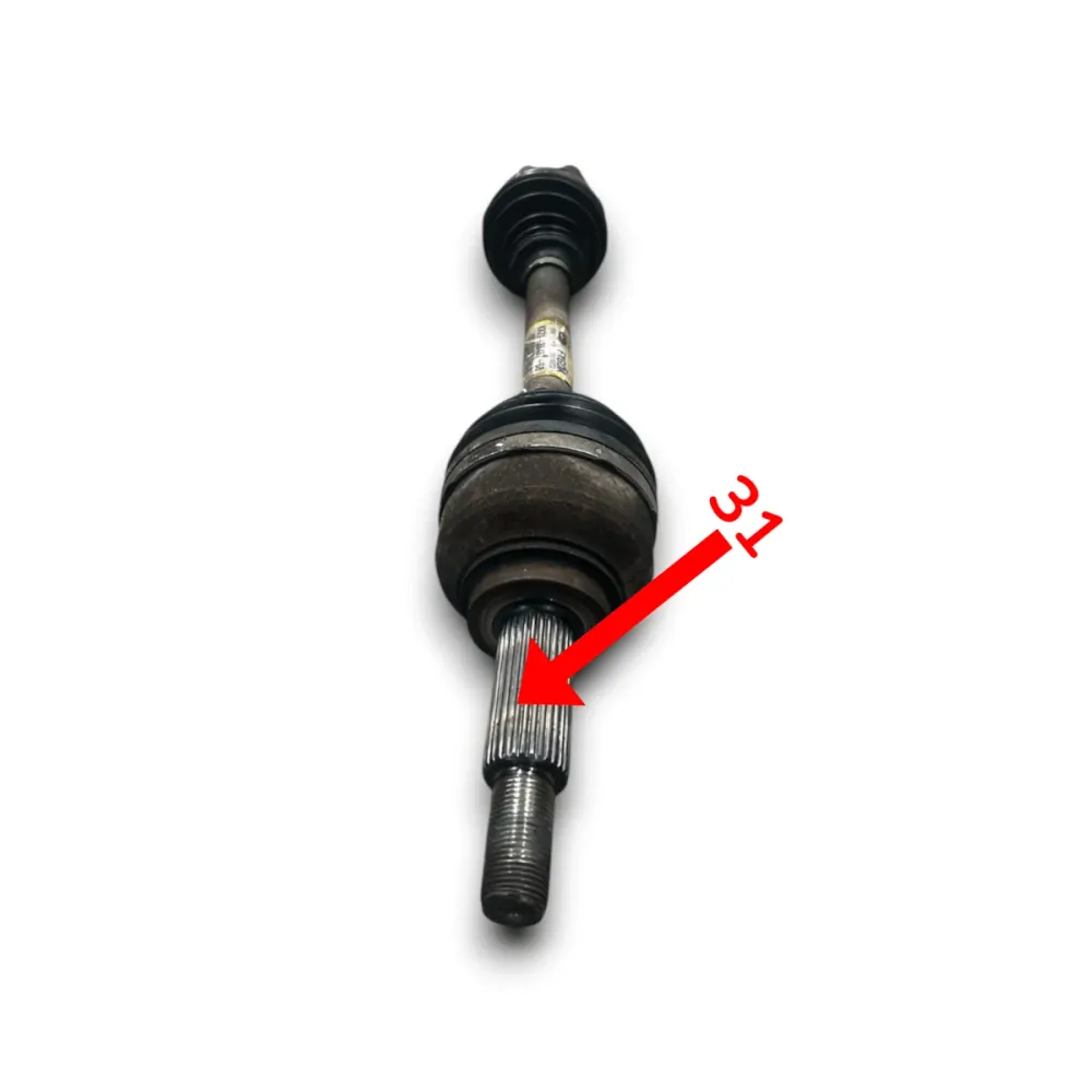 Eixo dianteiro esquerdo Ford Transit Custom kk21-3b437-bb 2.0 diesel (2012 > 2019)