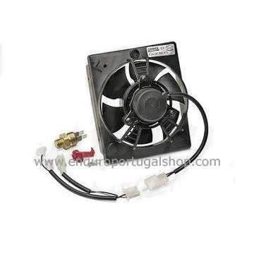 Electroventilador universal c/ termocontacto para motos sem bateria