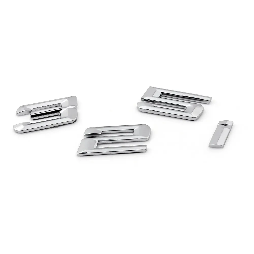 Emblema traseiro do carro emblema metal 325i para bmw e21 e30 e36 e46 e90 e91 e92 e93 chrome genérico