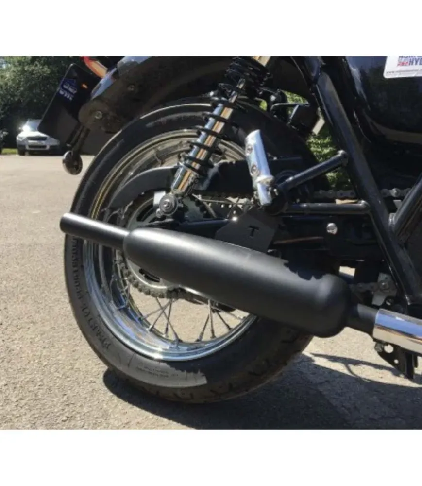 Escapamento Moto Toga Preto para Bonneville T100 e T120