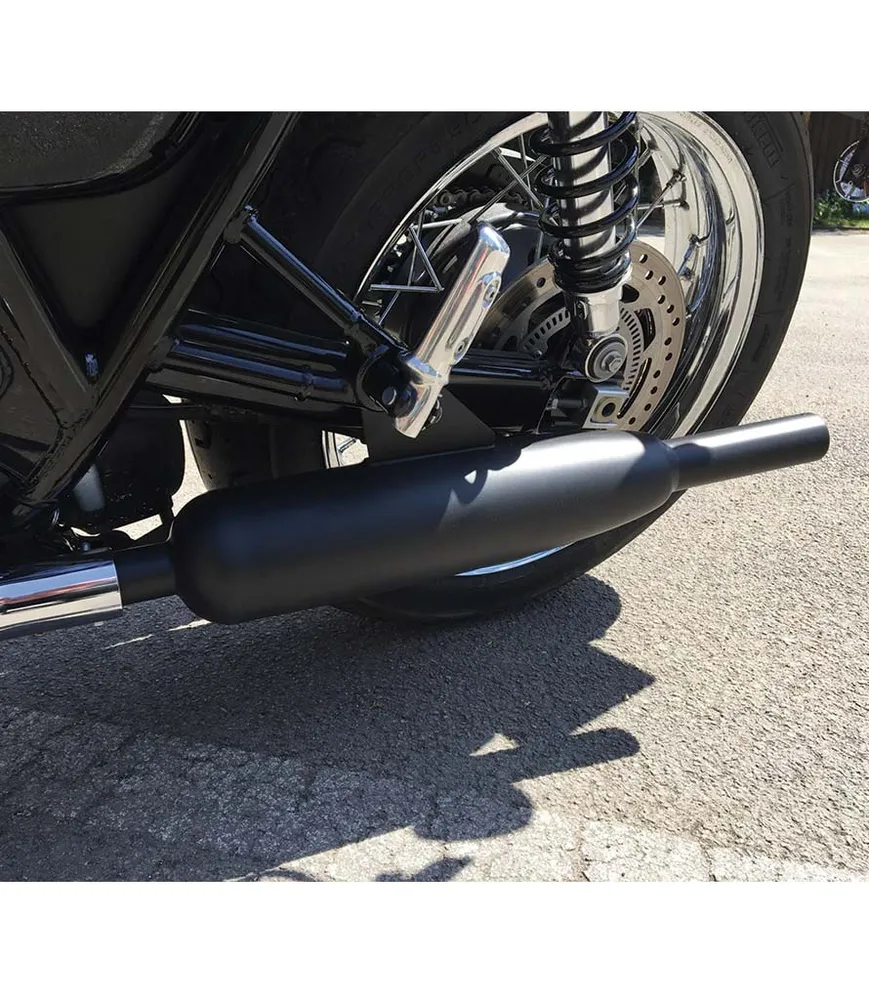 Escapamento Moto Toga Preto para Bonneville T100 e T120