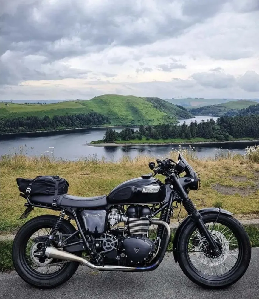 Escapamento para Bonneville T100 Air Cooled - Saturn V Brushed