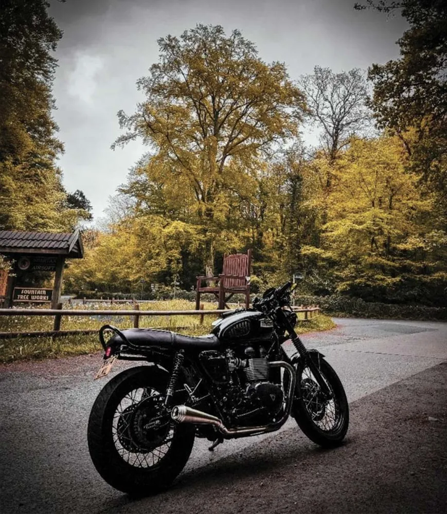 Escapamento para Bonneville T100 Air Cooled - Saturn V Brushed
