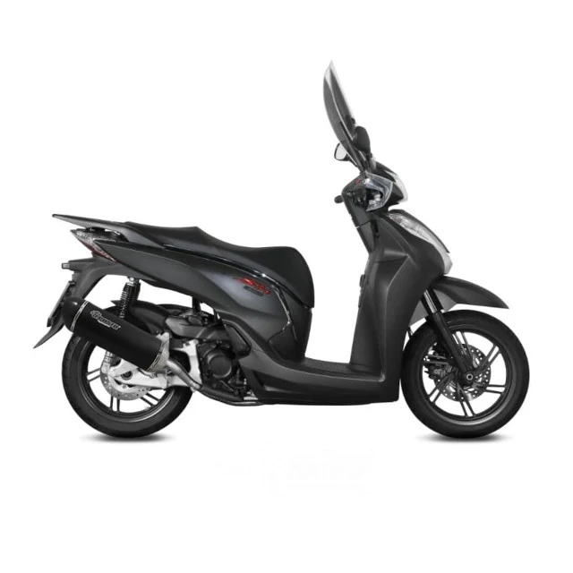 Escape Honda SH 300 05-20 JCosta homologado - Alumínio preto