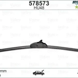 Escova do Limpa-vidros VALEO HYDROCONNECT 578573 – 475 mm, Plana, com Adaptador Pré-montado
