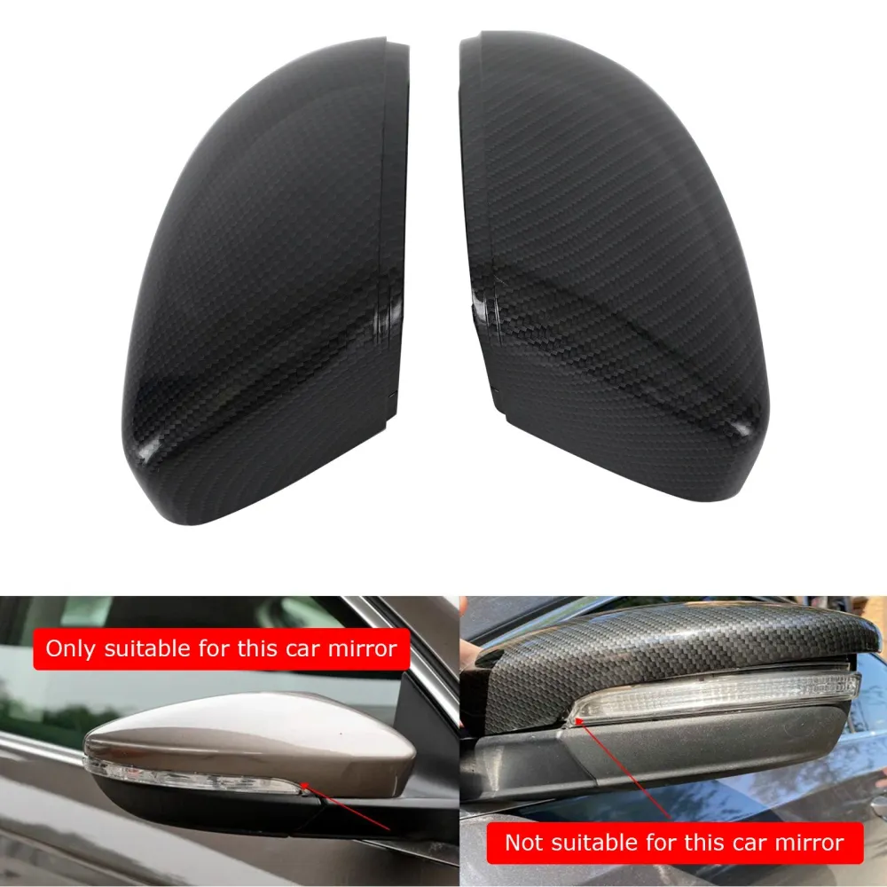 O espelho da asa traseira tampa as tampas para VW Beetle CC EOS Passat Jetta Scirocco Generic