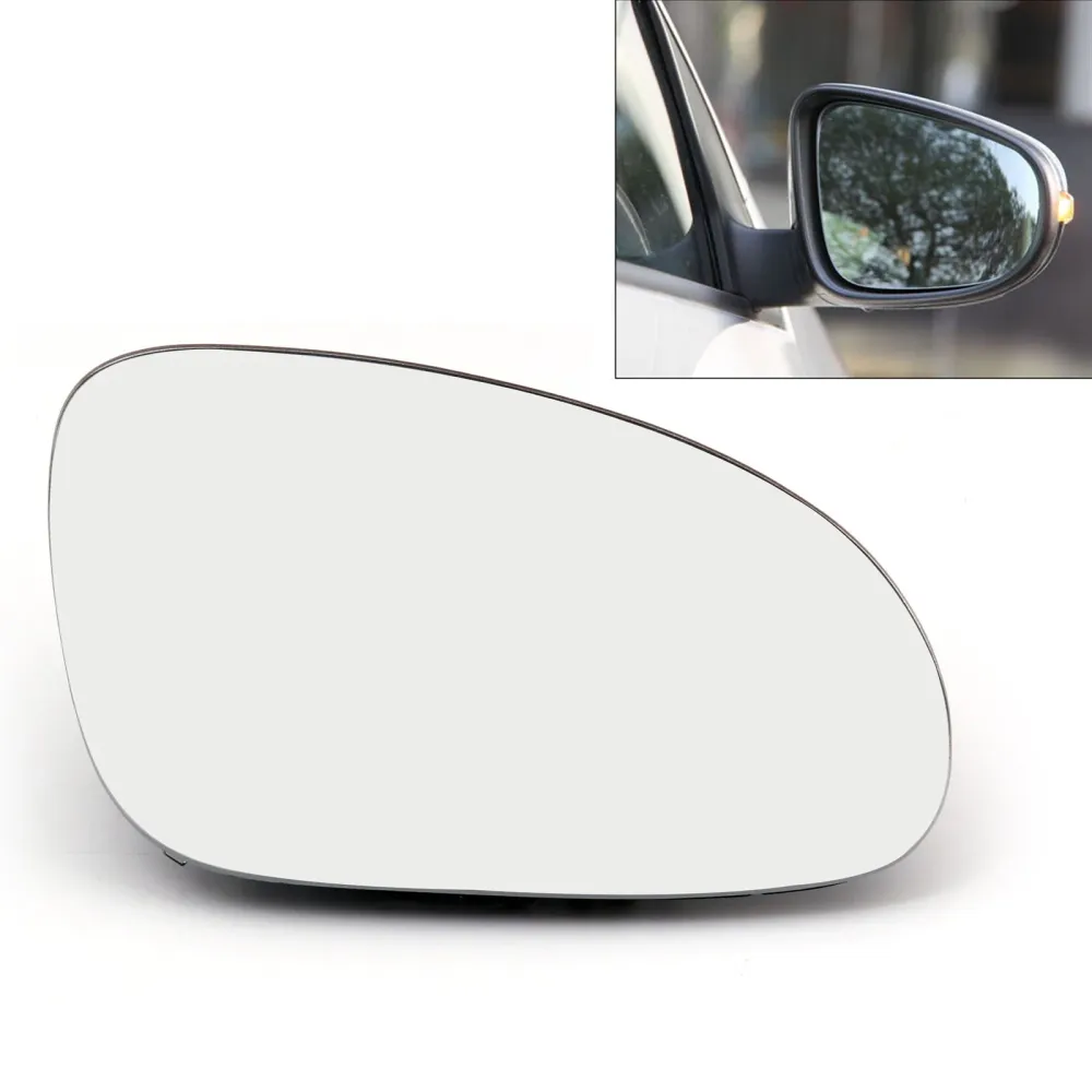Espelho da porta vidro lateral direito aquecido com suporte para vw golfe gti jetta mk5 passat b6 genérico