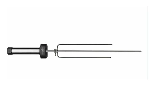 Espeto Giratório Rotary Speto Pilha Regulável 53cm/58cm