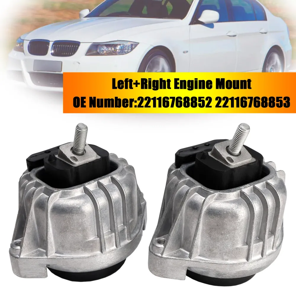 2x esquerda+Montagem do motor direito 22116768852 22116768853 para BMW 1 3 X1 Z4 E81 E87 E82