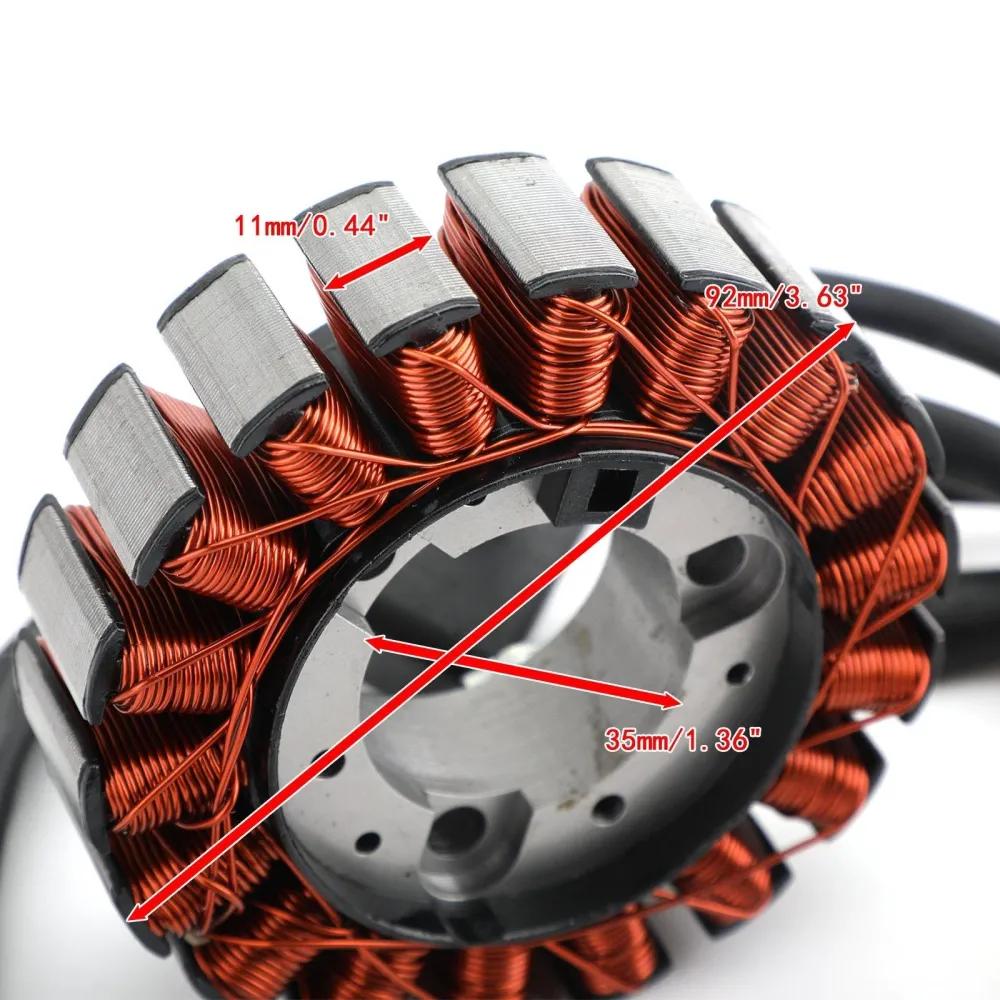 Estator alternador para honda vt125 sombra 99-07 xl125v xlv125 varadero jc32 01-06 genérico