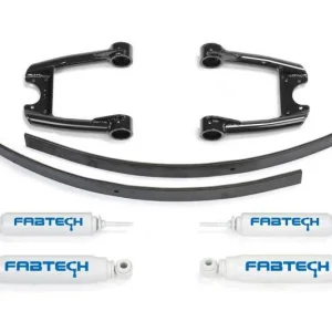 Fabtech 84-95 Toyota P/U 2WD 3.5in Perf Sys w/Perf Shks