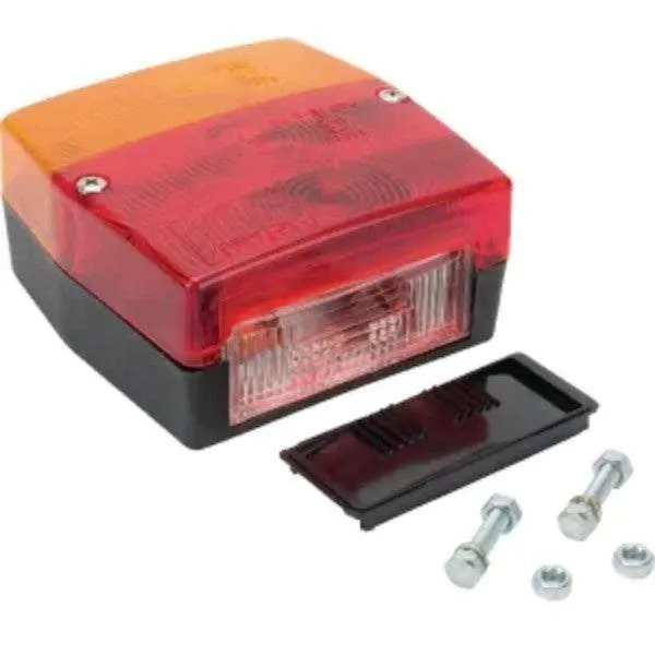 Farol traseiro 12V multifuncional de aparafusar Minipoint