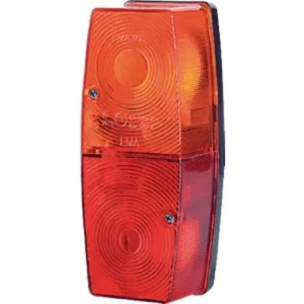 Farol traseiro 5/21W retangular 12/24V 162 x 56mm