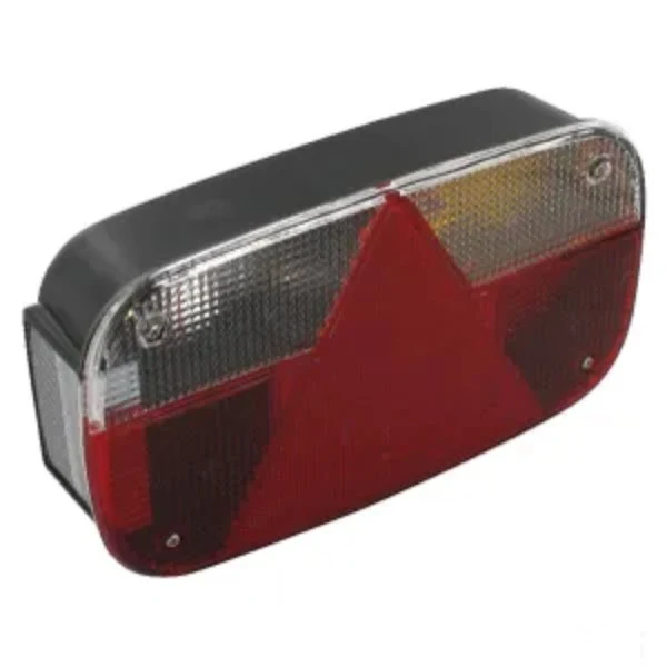 Farol traseiro direito 12V de aparafusar 244x138x60