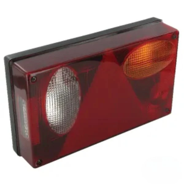Farol traseiro direito retangular 12V de aparafusar
