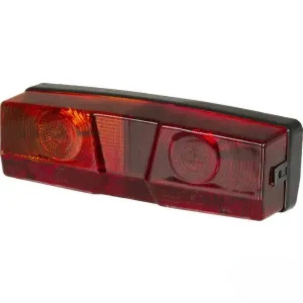 Farol traseiro Esquerdo 12V retangular 82x65x260mm de aparafusar