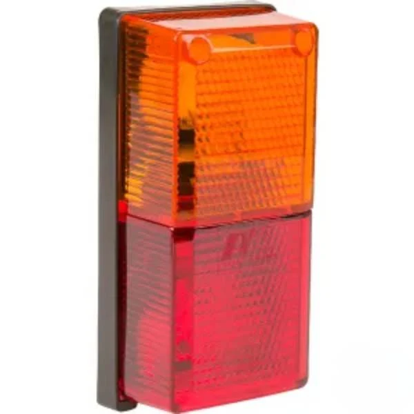 Farol traseiro retangular 12-24V, 165 x 80 x 51 mm