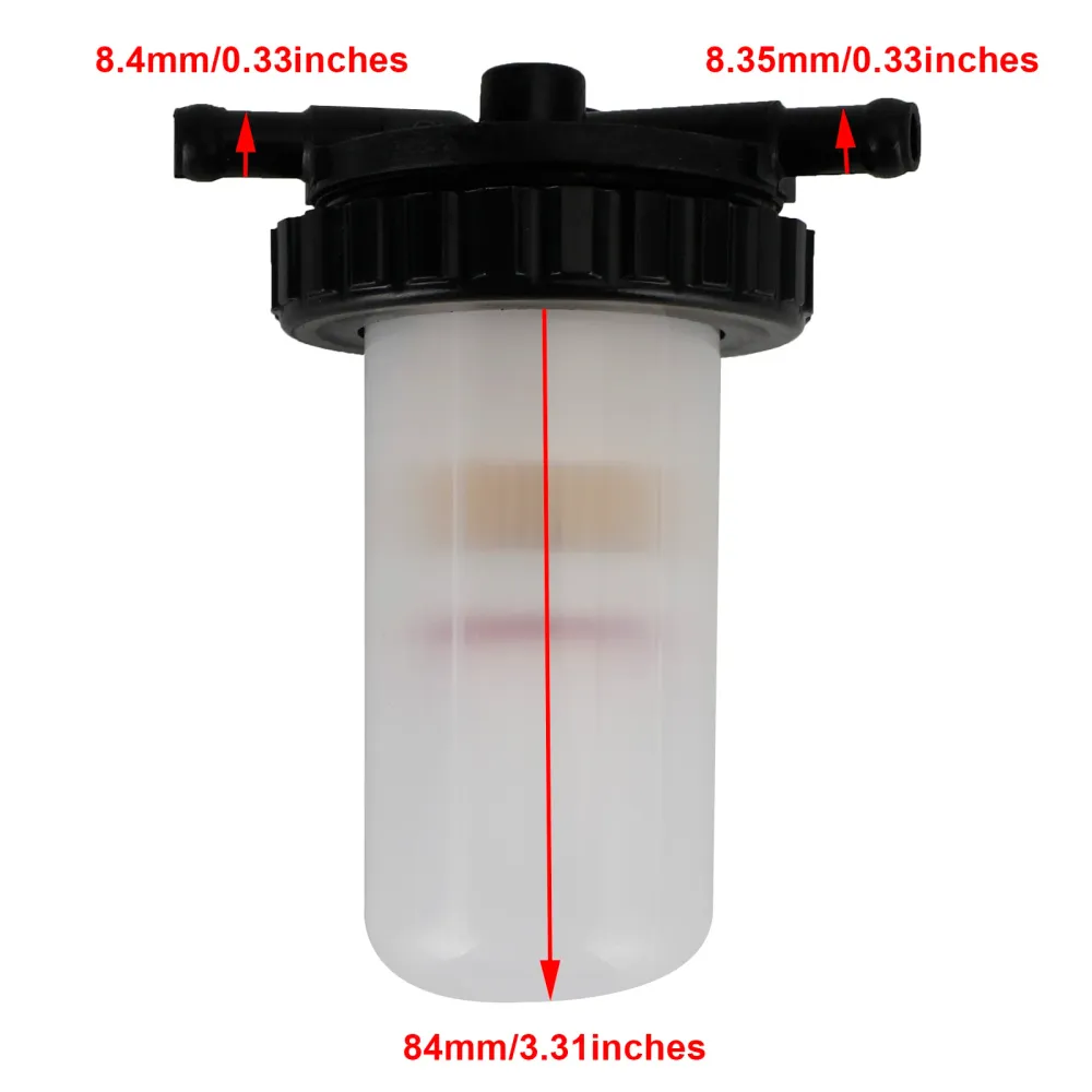 Filtro de combustível Fit para Yamaha 2 AVC 150HP - 250HP MOTOR DE PLAÇÃO 65L -24560