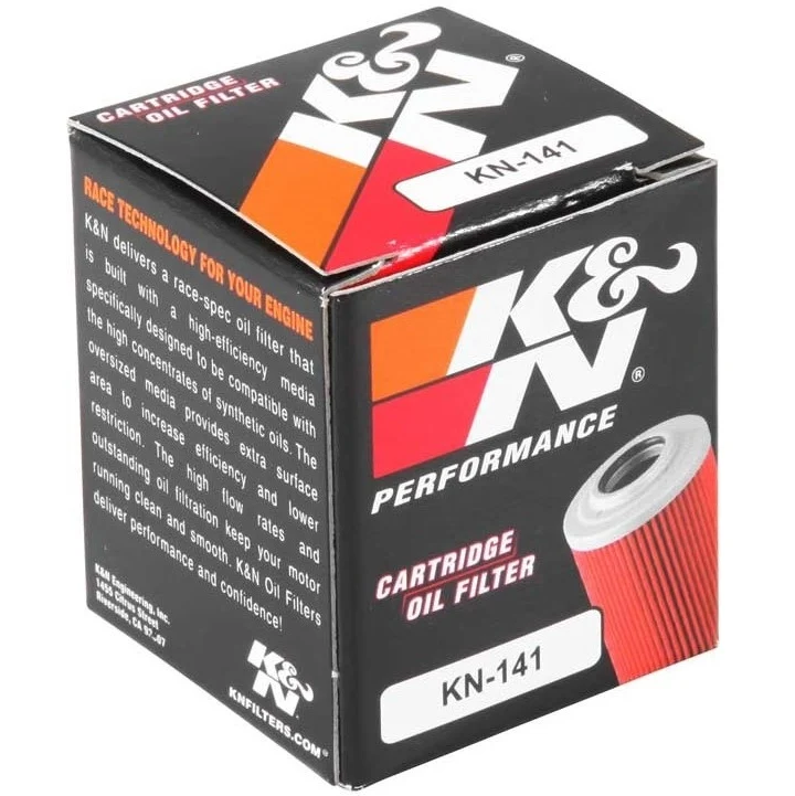 Filtro de Óleo de Alto Desempenho K&N KN-141 YAMAHA WR 250F 03-08, WR 450F 03-08