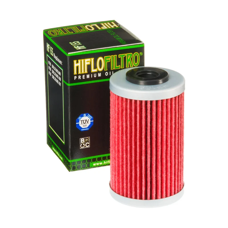 Filtro de Óleo HIFLOFILTRO HF155 para KTM 690 07-24, HUSQVARNA 701 16-24, GAS GAS 700 22-24 - 2º Filtro