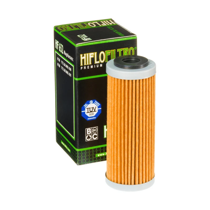 Filtro de Óleo HIFLOFILTRO HF652 para GAS GAS EC 250F/350F 21-25, EC 450F/500F 24-25, MC 250F/350F/450F 21-25