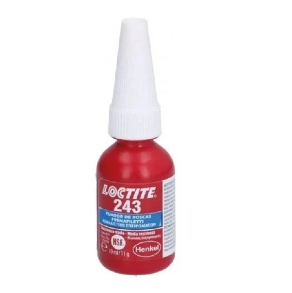 Fixador de Parafusos de Resistência Média LOCTITE 243 10 ML BLUE