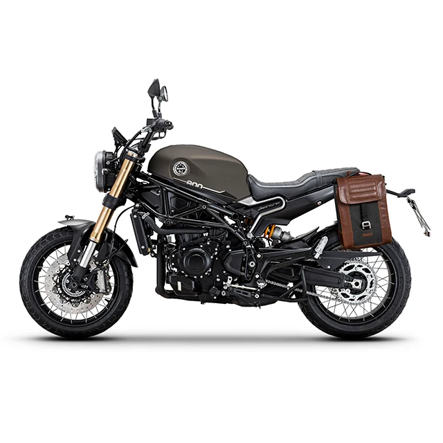 Fixação de alforges laterais Benelli Leoncino 800 - Trail 21-22 Shad