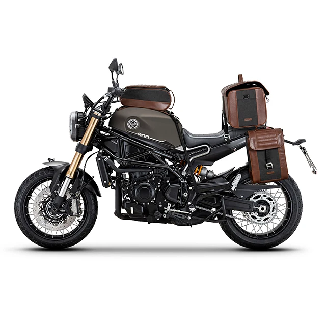 Fixação de alforges laterais Benelli Leoncino 800 - Trail 21-22 Shad