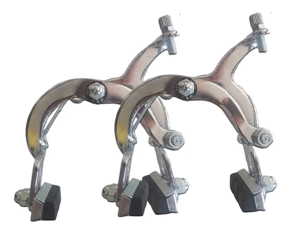 Freio Ferradura Bicicleta Side Pull ço Cromado 55-73mm