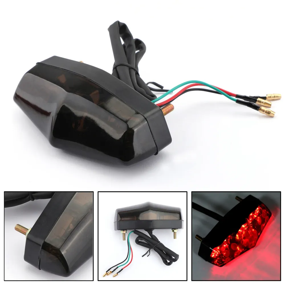 Fumaç de motocicleta ABS 12V parada de freio