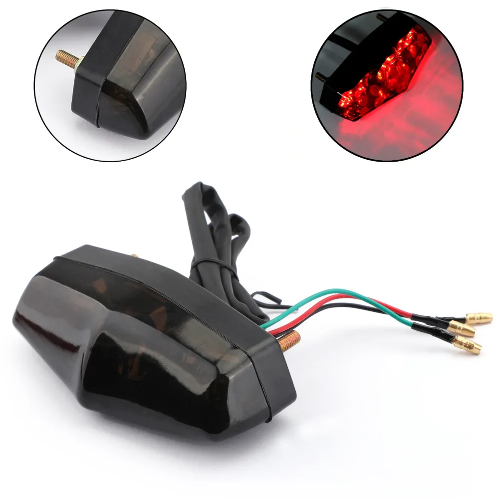 Fumaç de motocicleta ABS 12V parada de freio