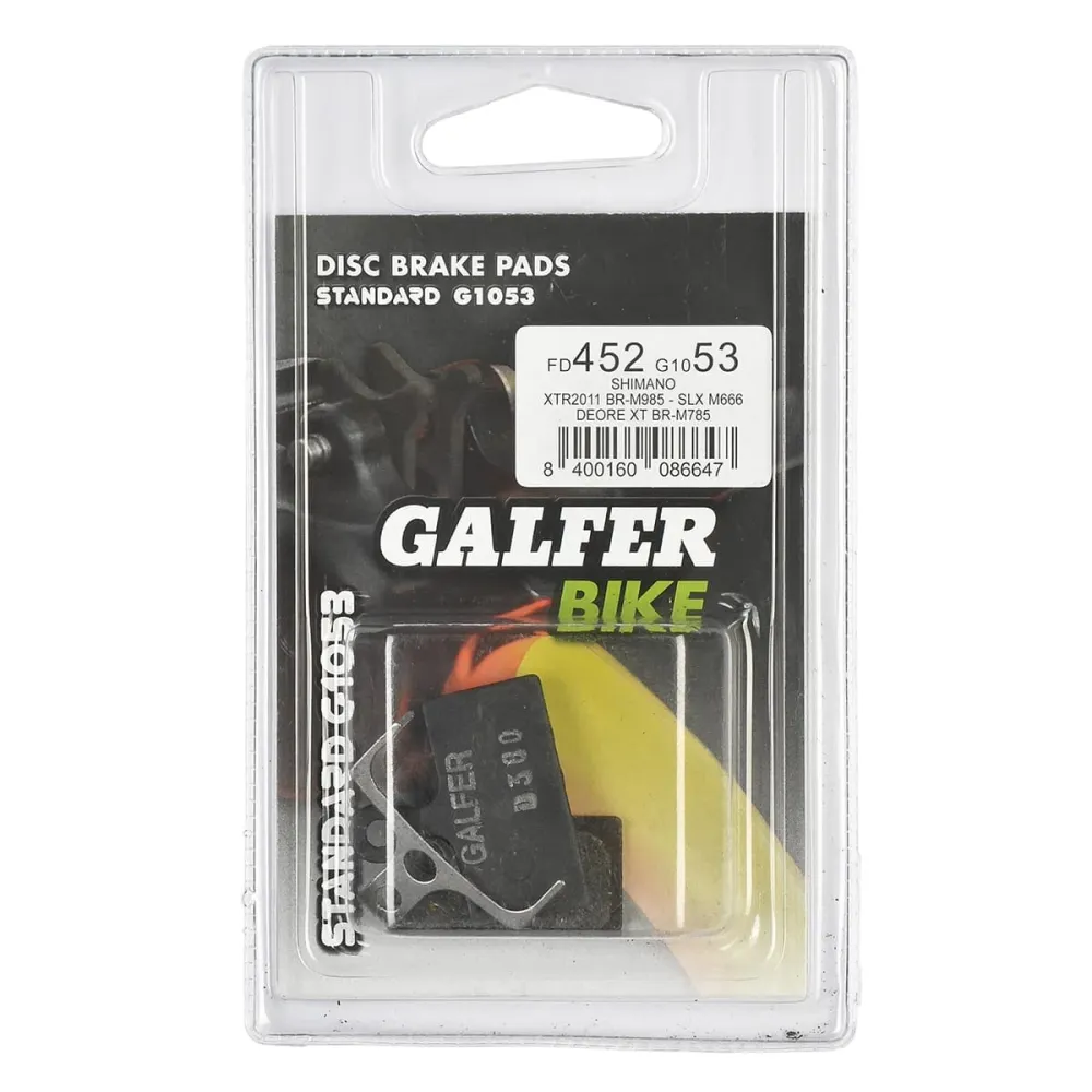 GALFER PERFORMANCE Pastilhas de travão semi-metálicas Shimano XTR / XT / SLX / Alfine