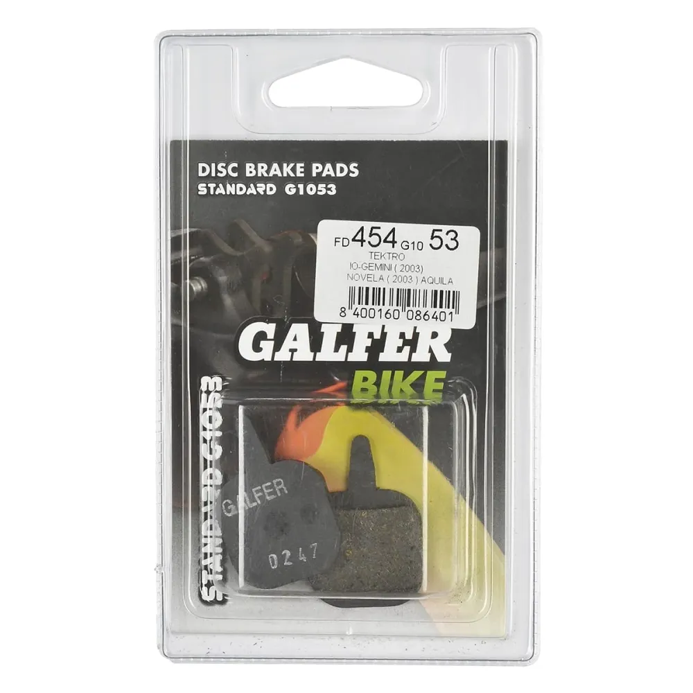 GALFER PERFORMANCE Pastilhas de travão semi-metálicas Tektro IO / Gemini / Novela / Aquila