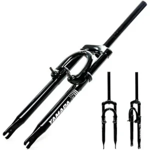 Garfo Suspensão De Bike Aheadset Aro 26 V-brake Preto