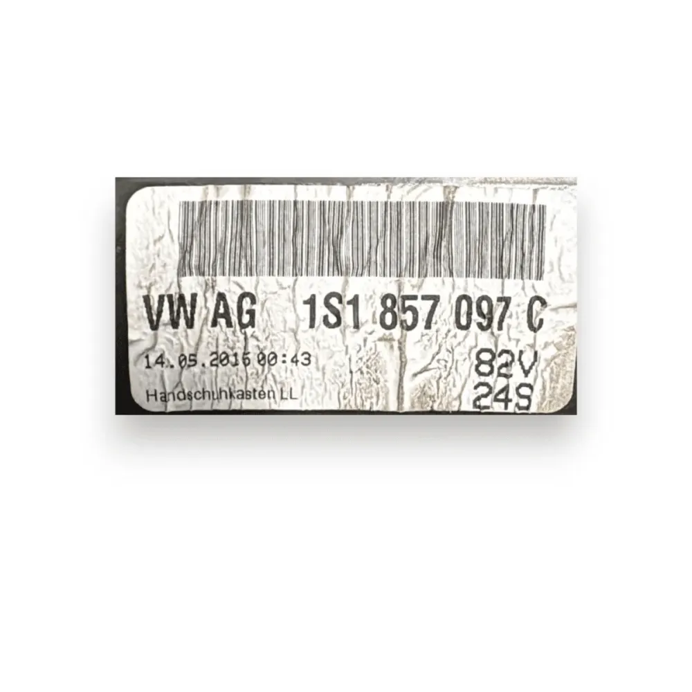 Gaveta / compartimento de armazenamento Volkswagen Up cod.1S1857097C (2011-2024)