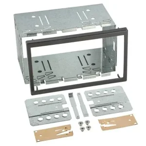 Gaveta Metálica Universal para Rádio 2DIN – 113 x 183 mm