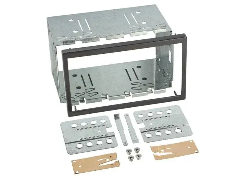 Gaveta Metálica Universal para Rádio 2DIN – 113 x 183 mm