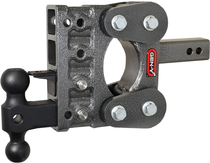 Gen-Y Boss Torsion-Flex 2in Shank 5in Drop 10K Hitch w/GH-031 Dual-Ball/GH-032 Pintle Lock